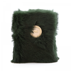 Caderno de pelo verde